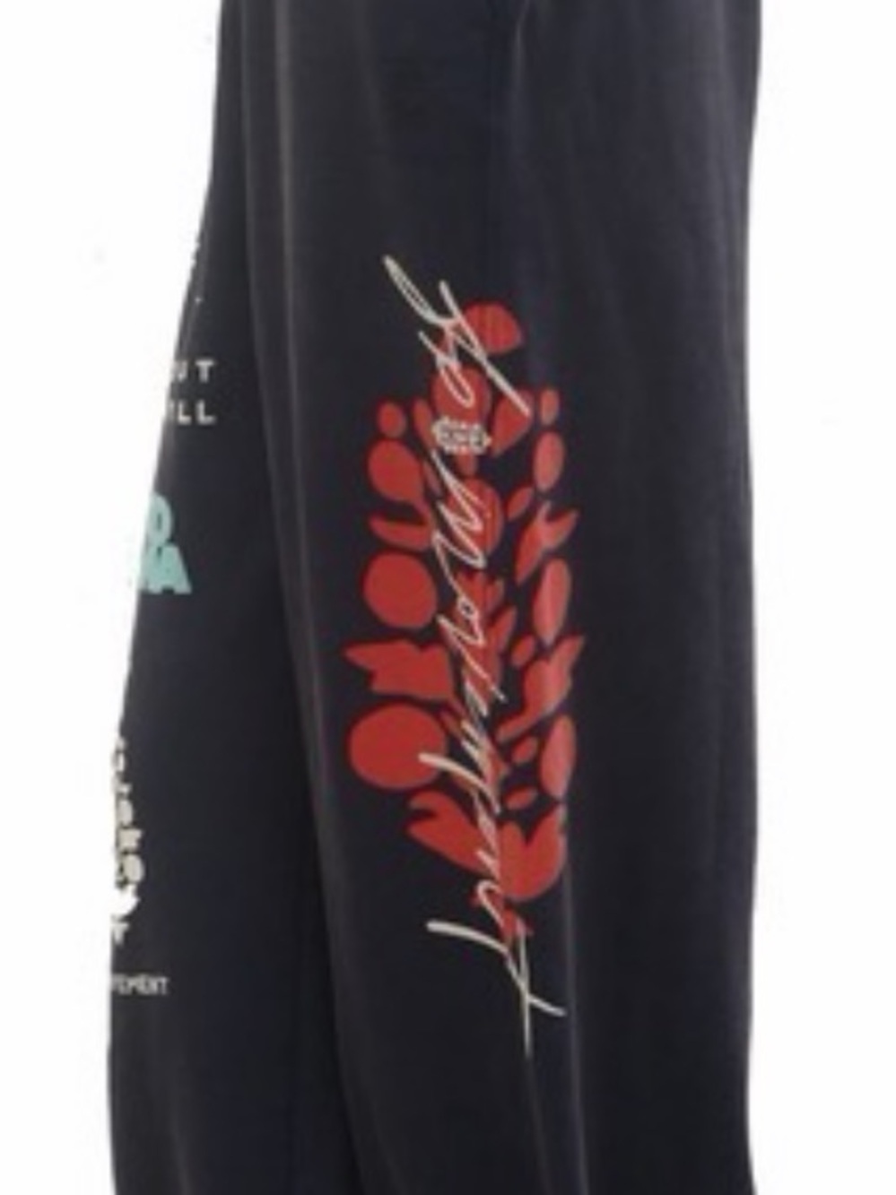 FP MOVEMENT ALL STAR GRAPHIC PRINT PANTS IN MIDNIGHT NAVY COMBO